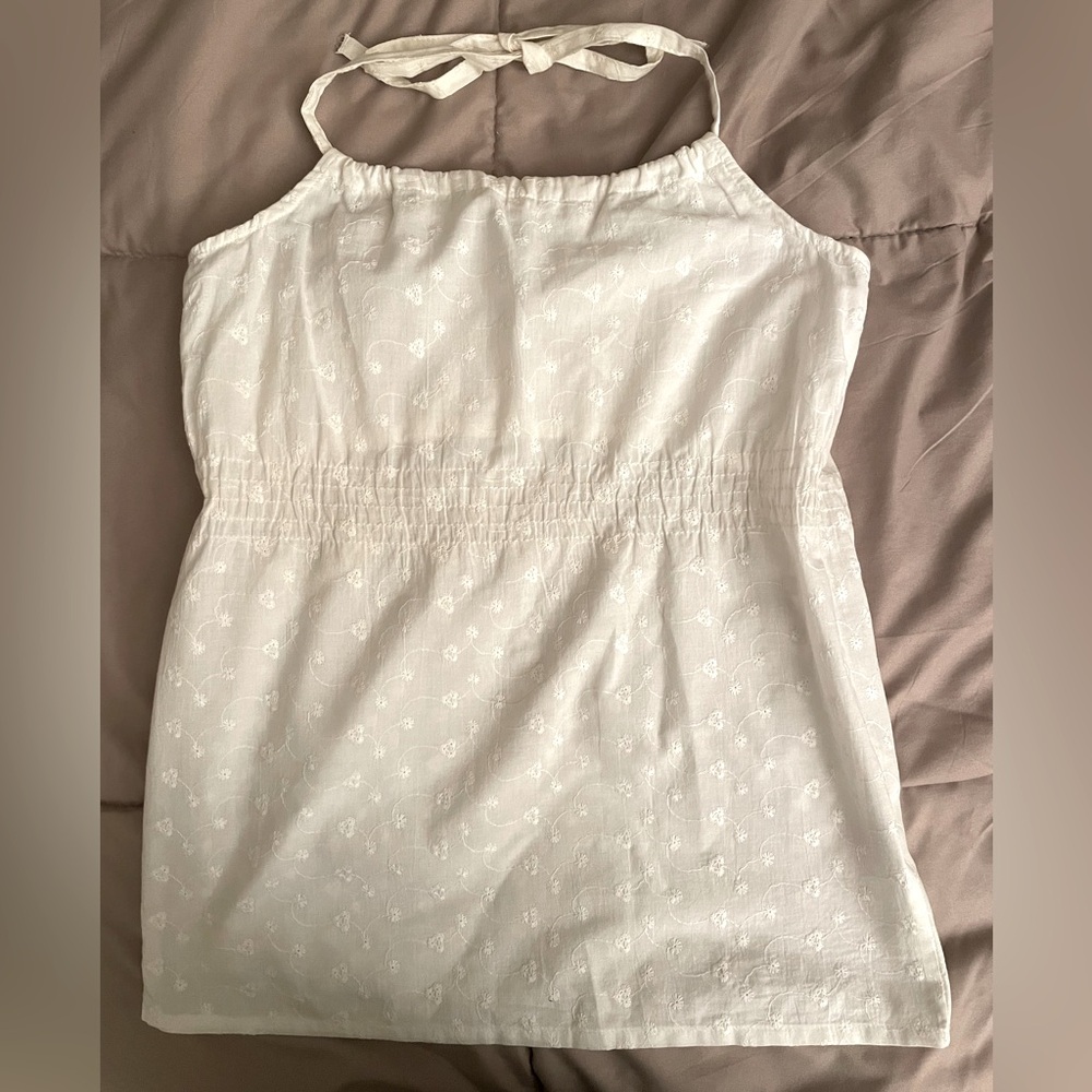 NWOT Girl’s SO Eyelet Halter Top Size M